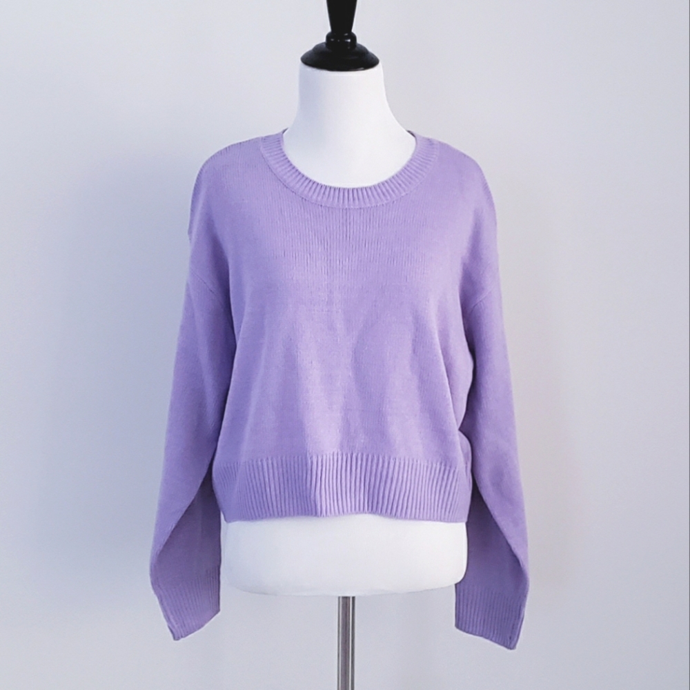 H&M Lavender Crewneck Sweater